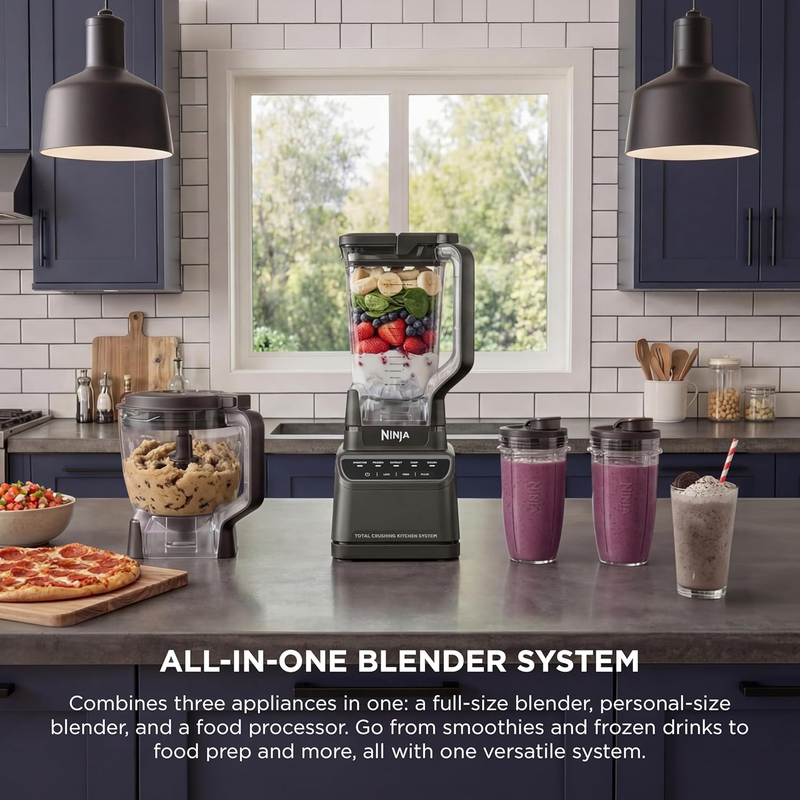 Ninja Kitchen System BR601AMZ 1200W Blender Food Processor Set1
