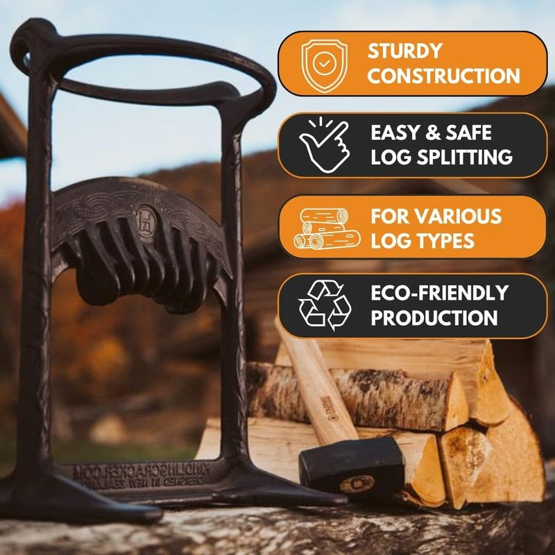 XL  King Firewood Splitter   Kindling Splitter Wood Splitter Wood Splitting Wedg1