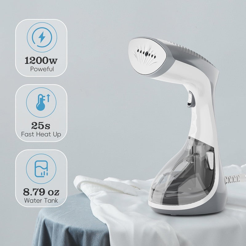 Handheld Garment Steamer for Clothes, 260ML Tank, 25s Heat Up, 1200W1