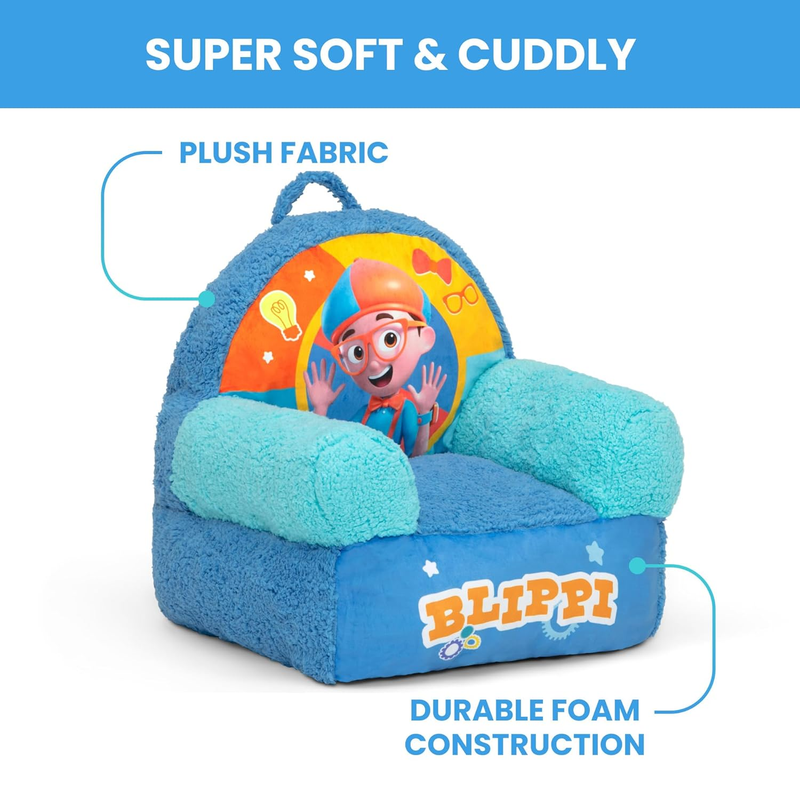   Blippi Cozee Buddy Kids Chair, Blue4