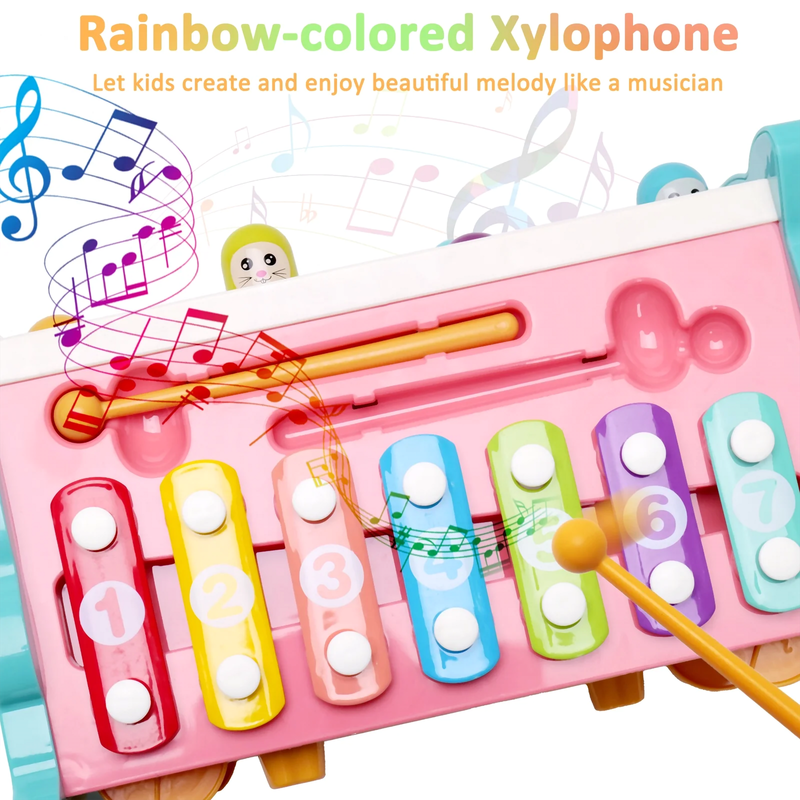 Montessori Learning Toys 8 in 1 Baby Sensory Toys Toddler Educational Gifts for 3