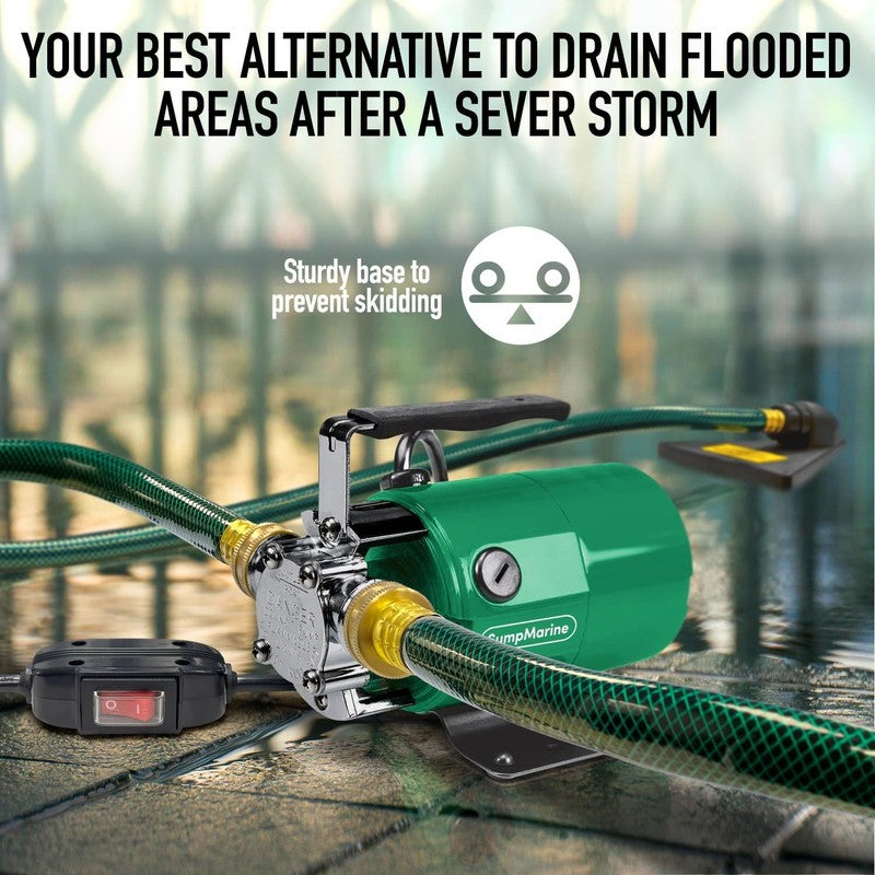 Water Transfer Pump, 115V 330 Gallon per Hour   Portable Electric Utility Pump w5