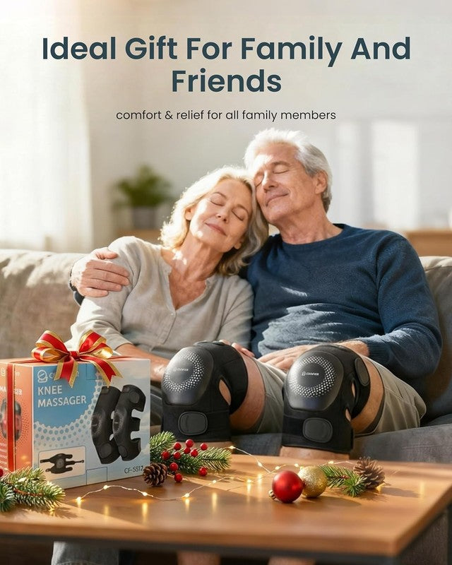 Cordless Knee Massager w/ Graphene Heat Vibration Rechargeable Pain Relief8