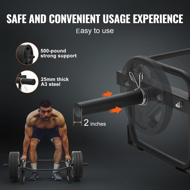 Safety Squat Bar 700/1500lb + Hex Trap Bar 500lb for Squats Deadlifts Rehab3