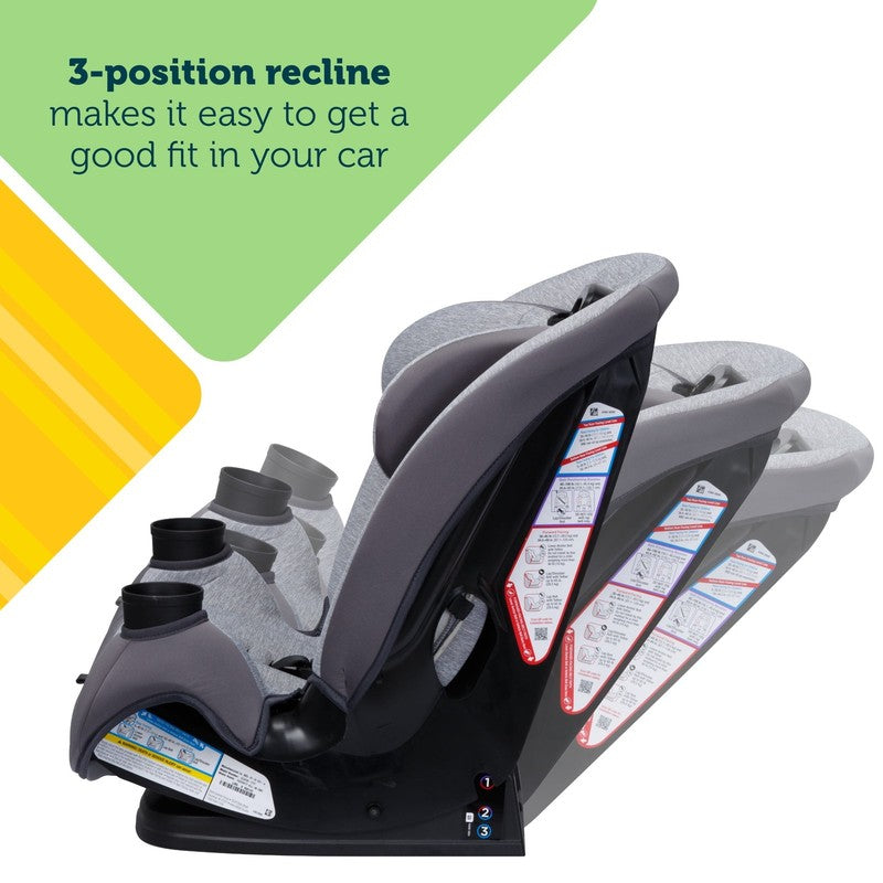 Quickfit All-In-One Convertible Car Seat, Cirrus, Gray3