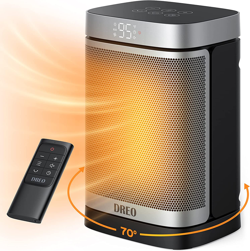 Space Heater, 1500W Portable Electric Heaters for Indoor Use, PTC Ceramic Heater8