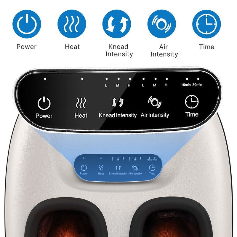 Shiatsu Foot Massager with Heat for Neuropathy Tired Foot Blood Circulation, FSA1