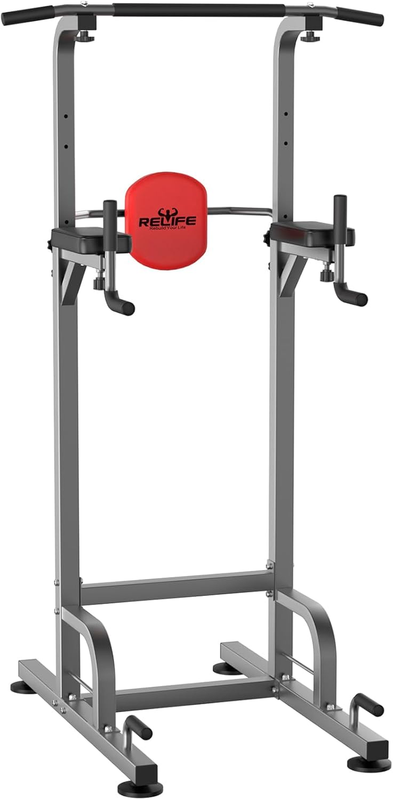 Power Tower Pull up Bar Station Workout Dip Station for Home Gym Strength Traini9