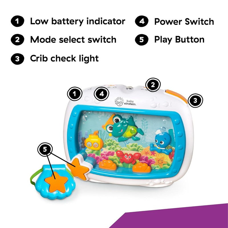 Sea Dreams Soother Musical Crib Toy and Sound Machine, Newborn and Up7