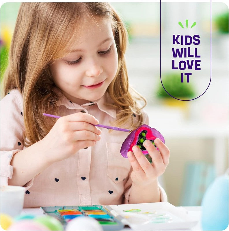 Kids Rock Painting Kit - Glow in the Dark - Christmas Gifts Arts & Crafts for Bo7