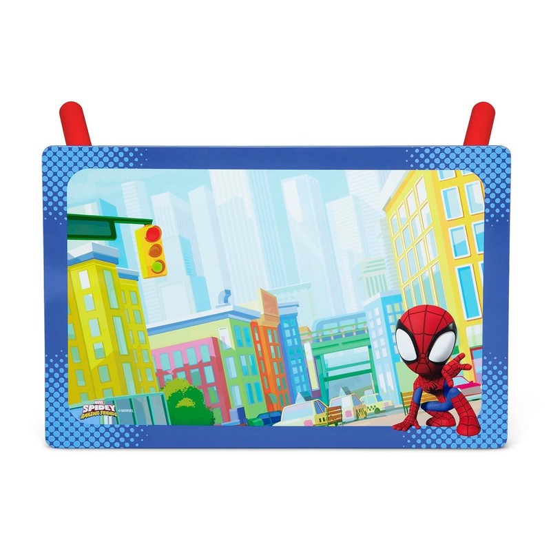 Spidey & His Amazing Friends 3-Piece Toddler Playroom Set Table Chair Toy Box6