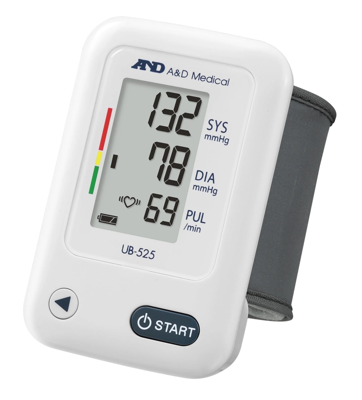 Bluetooth Blood Pressure Monitor, Wrist, Digital, Heart Rate Detection (UB-525)3