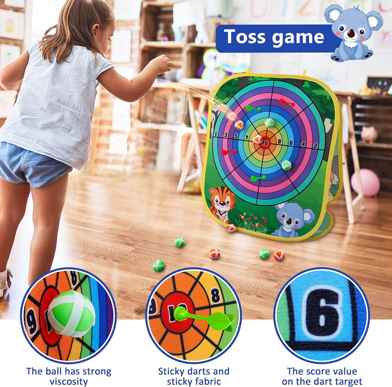 Animal Bean Bag Toss Game Kids Outdoor Family Party Birthday Christmas Gift5