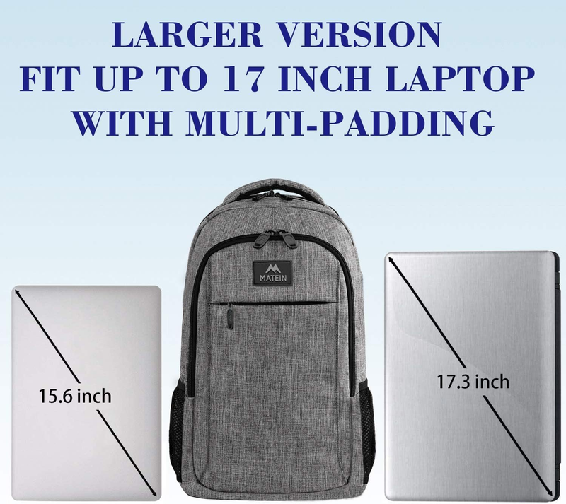 17" Laptop Backpack TSA Travel Business Flight Approved Bag2