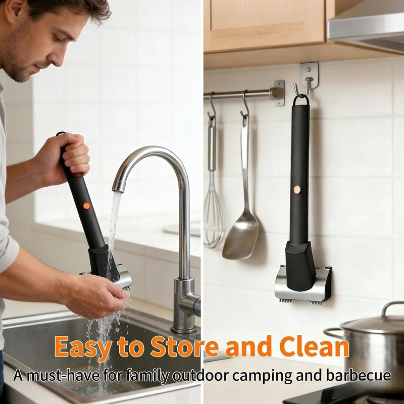 Rechargeable Electric BBQ Grill Brush, 2600Mah Battery, 2-Speed Power, LED Light7