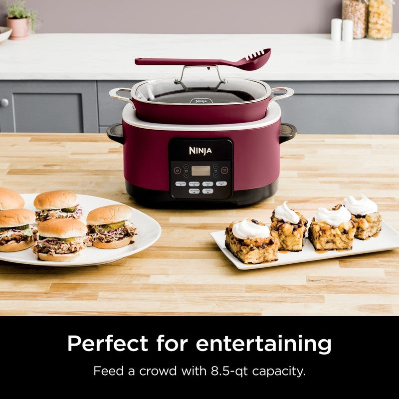 Foodi Possible Cooker, 8.5 Quart, 6-In-1 Multi-Cooker, Slow Cooker, Steamer, Gla1