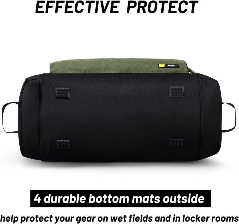 60L Large Gym Duffle Bag Shoes Compartment Lightweight Travel Fitness3