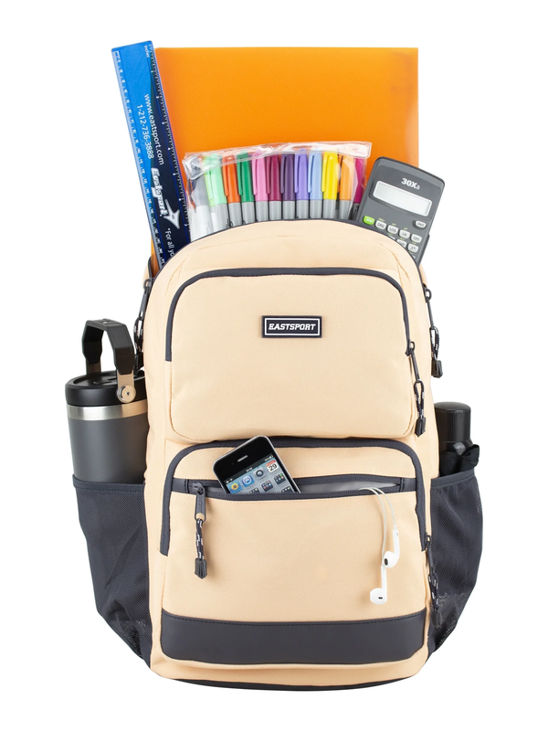 Unisex Aurora Core 17" Backpack Laptop School Bag Apricot Ice7
