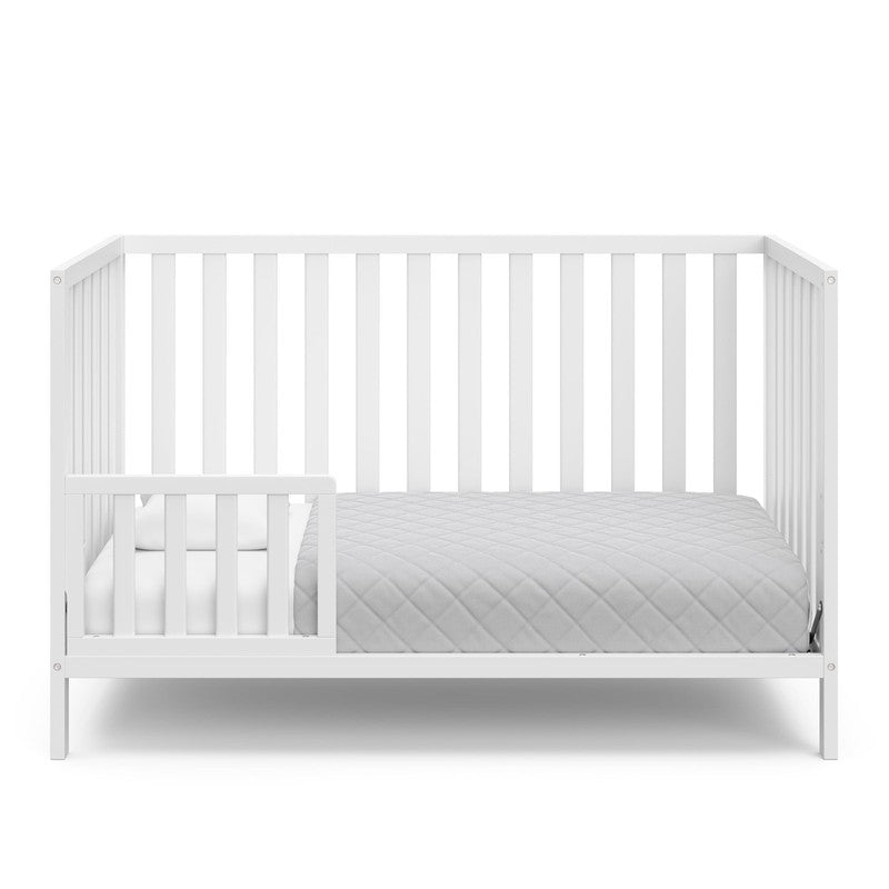 Sunset 5-In-1 Convertible Baby Crib, White5