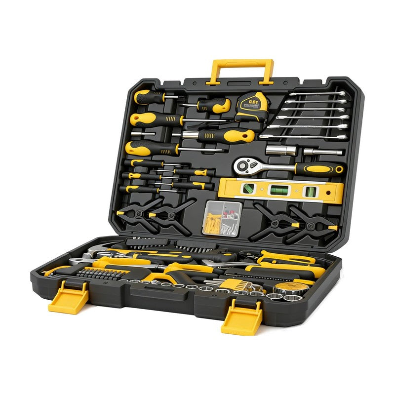 168Pc Household Tool Set Mechanic Socket Auto Repair Kit w/ Storage Toolbox Case3