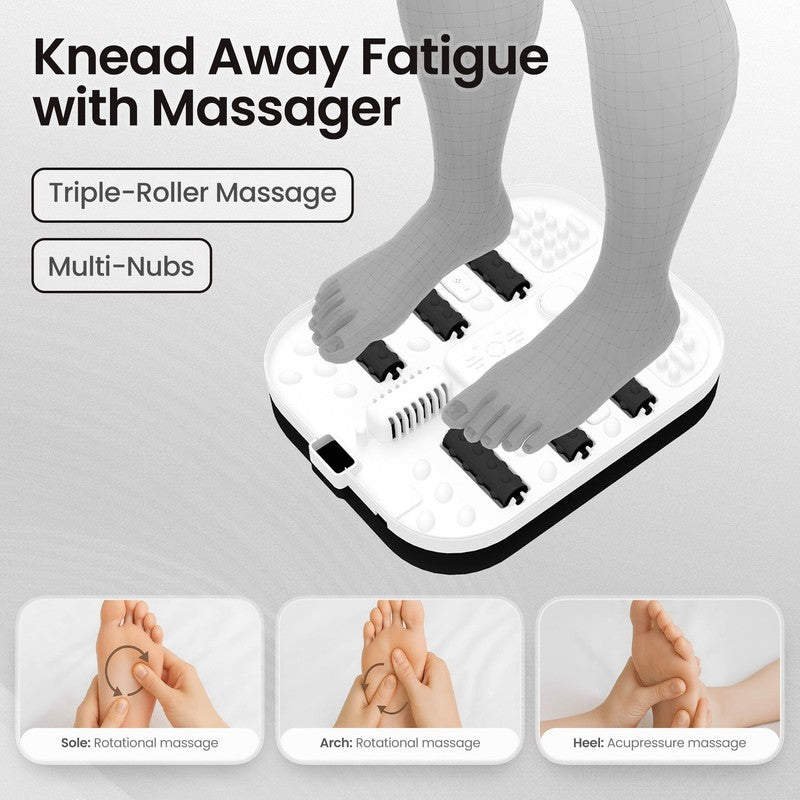 Collapsible Foot Spa with Massager and Heat, Foot Spa Massager with Bubble Heat,7