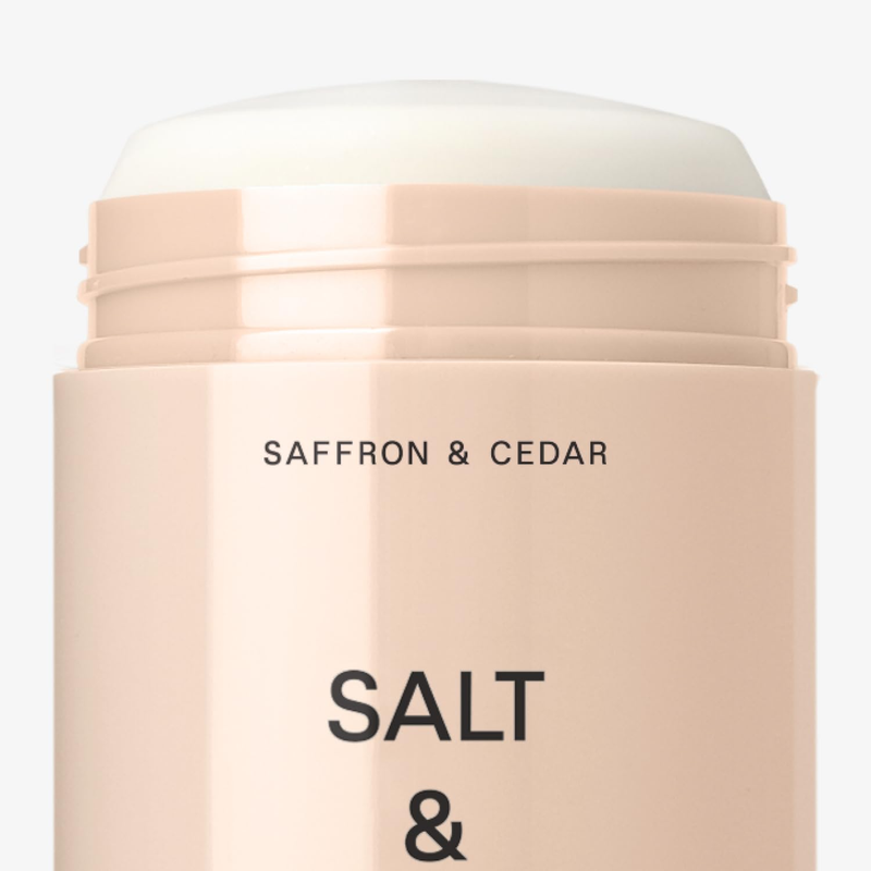Aluminum Free Deodorant 48H Extra Strength Women Men Saffron Cedar6