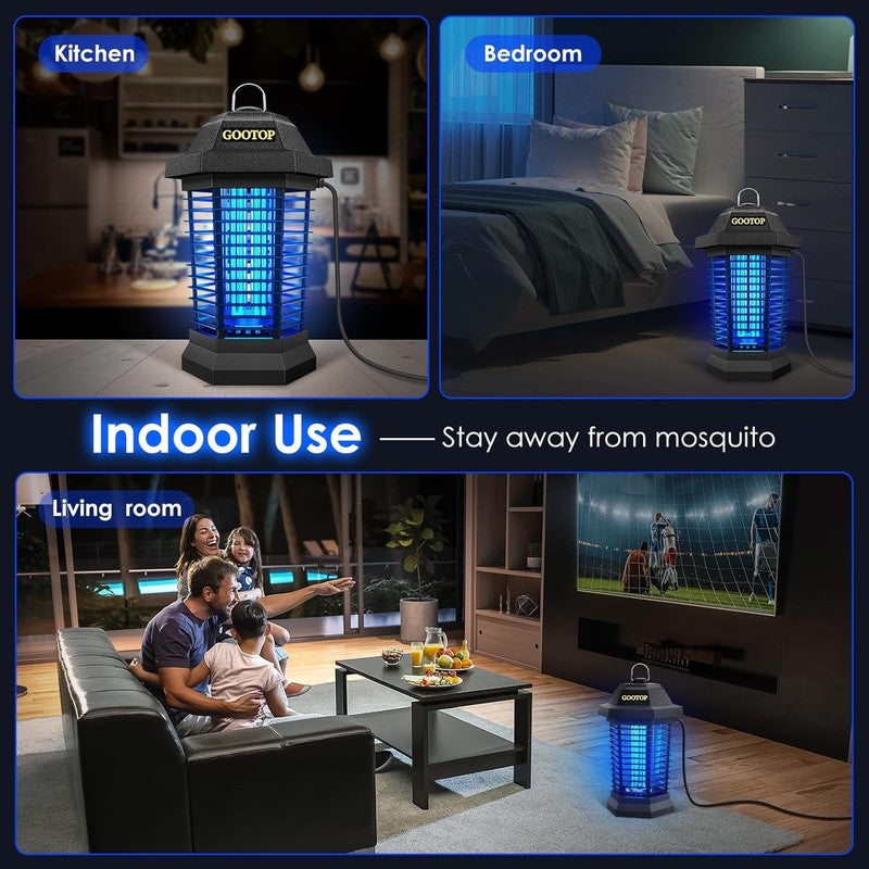 Outdoor Bug Zapper   Powerful Mosquito & Fly Killer, 4200V Electric Trap5