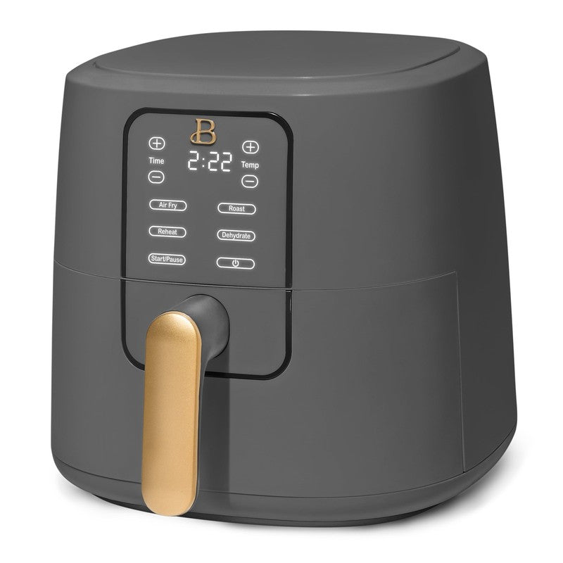 6 Qt Air Fryer w/ Turbocrisp Technology Evergood Ceramic Nonstick Oyster Grey11