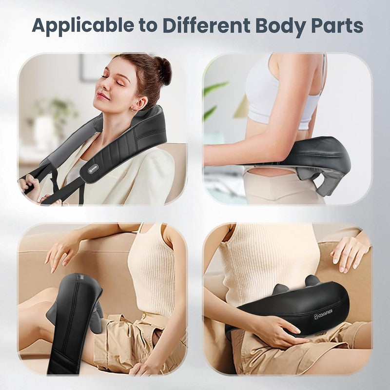 Cordless 4D Neck Shoulder Massager w/ Heat Deep Tissue Pain Relief7