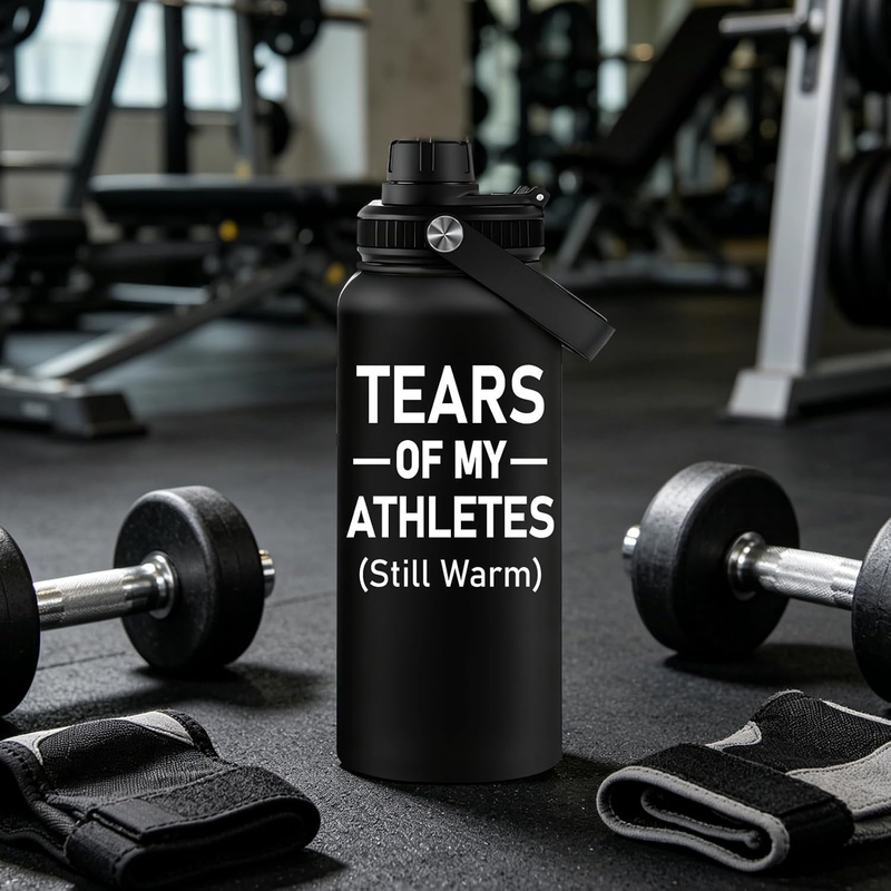 32oz Baseball Water Bottle Stainless Steel Vacuum Insulated Travel Tumbler2