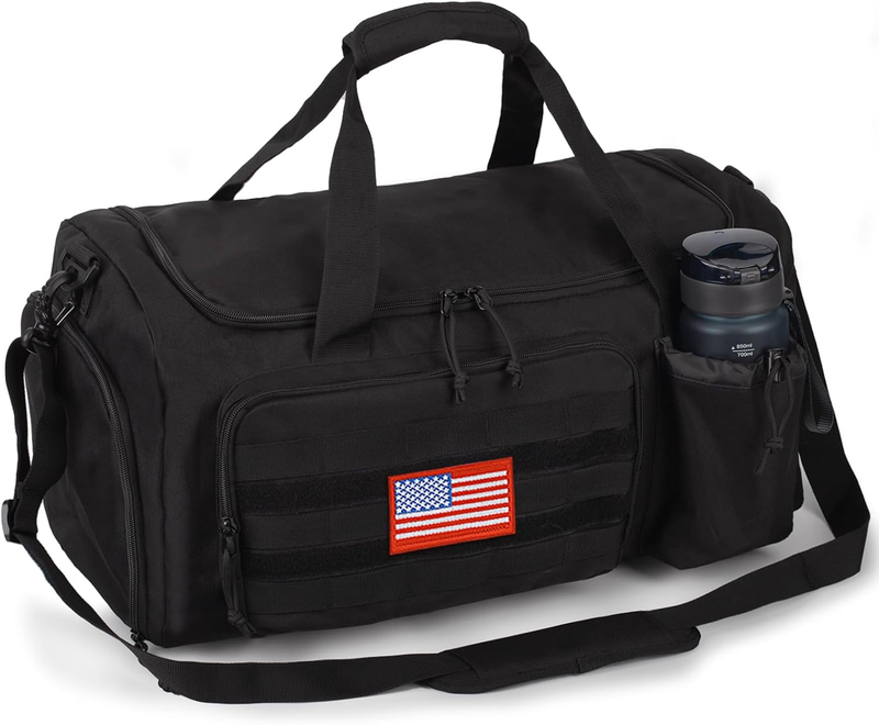 Tactical Gym Bag for Men, 40L Large Capacity Duffle Bags with Shoes Compartment,11