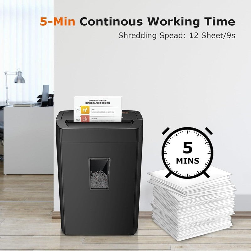 Paper Shredder, 5.5 Gal Home Office Shredder for Paper1