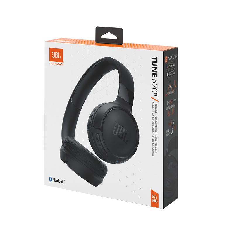 Tune 520BT - Wireless On-Ear Headphones - Immerse in  Pure Bass Sound Wherever Y11