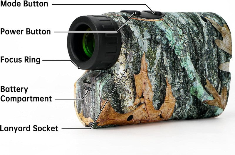 GS03 Laser Golf Rangefinder 6X 1000/1200 Yds Slope Pin Seeker Flag Lock3