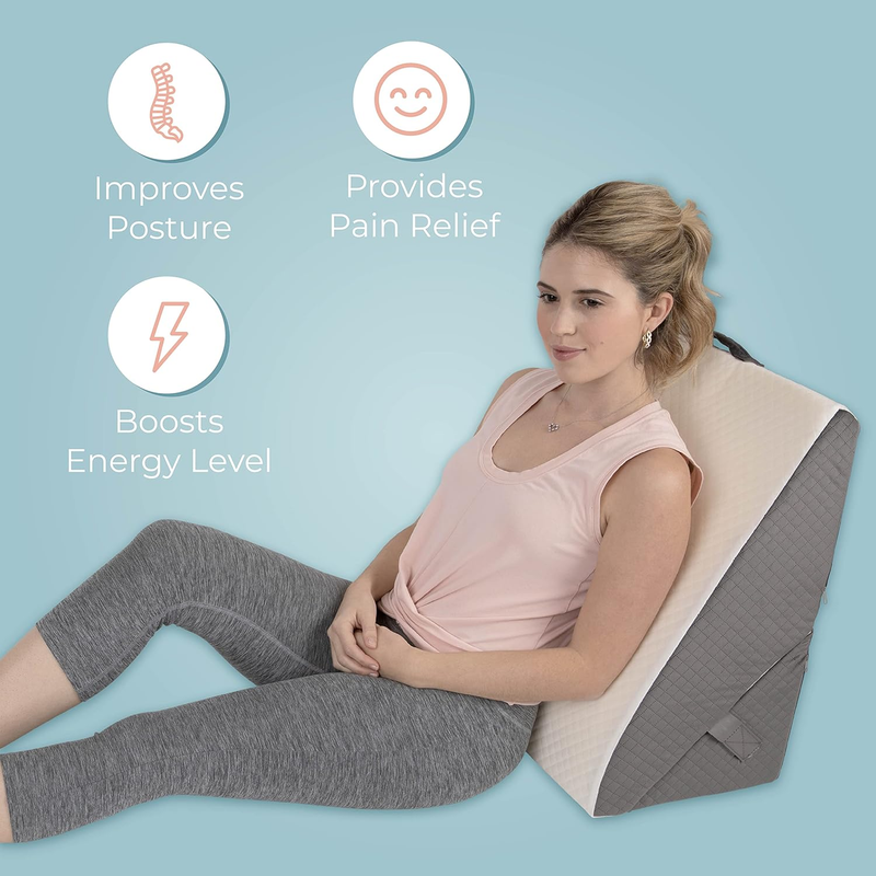 Adjustable Wedge Pillow for Sleep Apnea Acid Reflux Back Support6