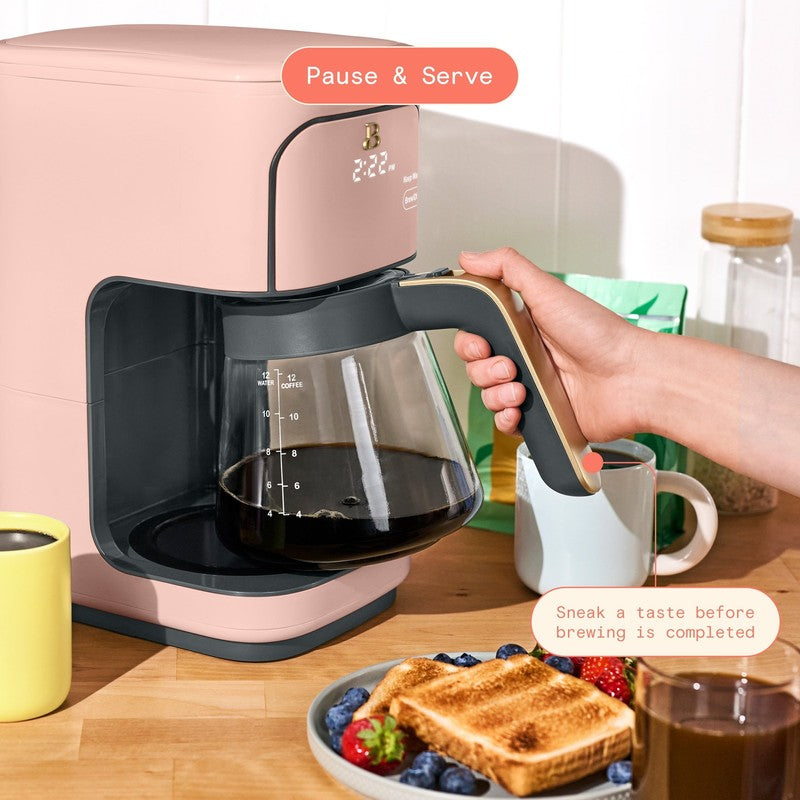 12 Cup Programmable Coffee Maker, Rose by Drew Barrymore4