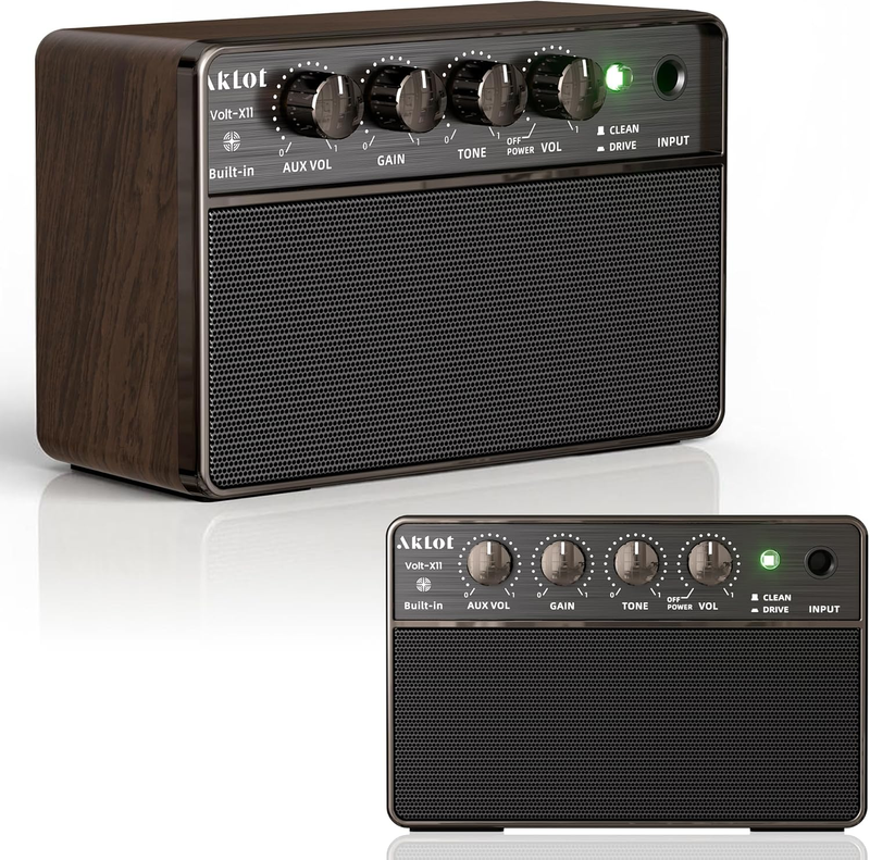 10W Portable Rechargeable Mini Guitar Amp Wireless Audio USB C Black10