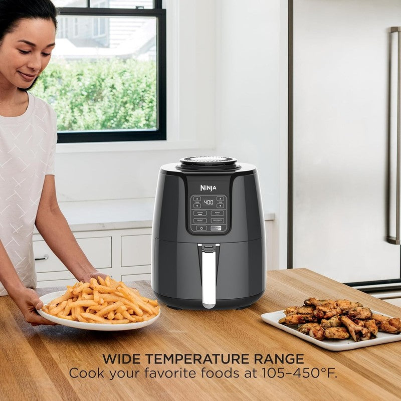 4QT 4 in 1 Air Fryer Roast Crisp Reheat Dehydrate Grey AF1014