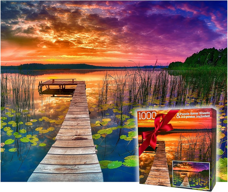 Puzzles for Adults 1000 Pieces – Ideal Gift for Loved Ones, Gift Ready Box, Lett6