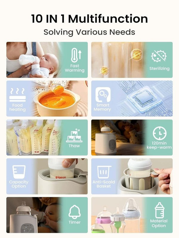 Fast Baby Bottle Warmer for Breastmilk & Formula w/ Thaw & Sterilize2