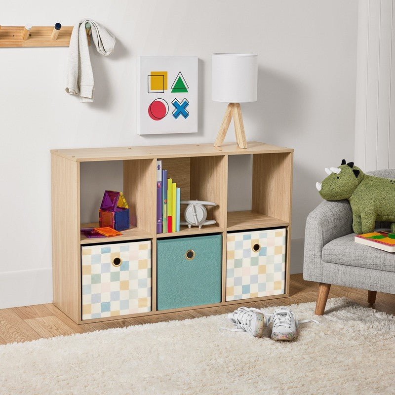 6 Cube Storage Organizer, Spring Pine0
