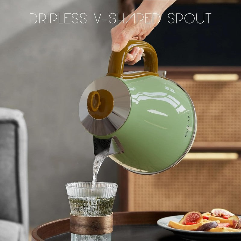 Electric Kettle 1.7L 1500W Stainless Steel BPA Free Auto Shut Off Boil Dry Safe5
