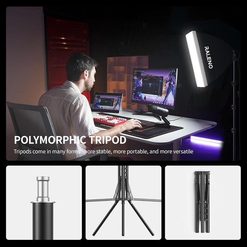 16" Softbox Lighting Kit LED 50W 5500K 97CRI Continuous Light for Video & Photo3