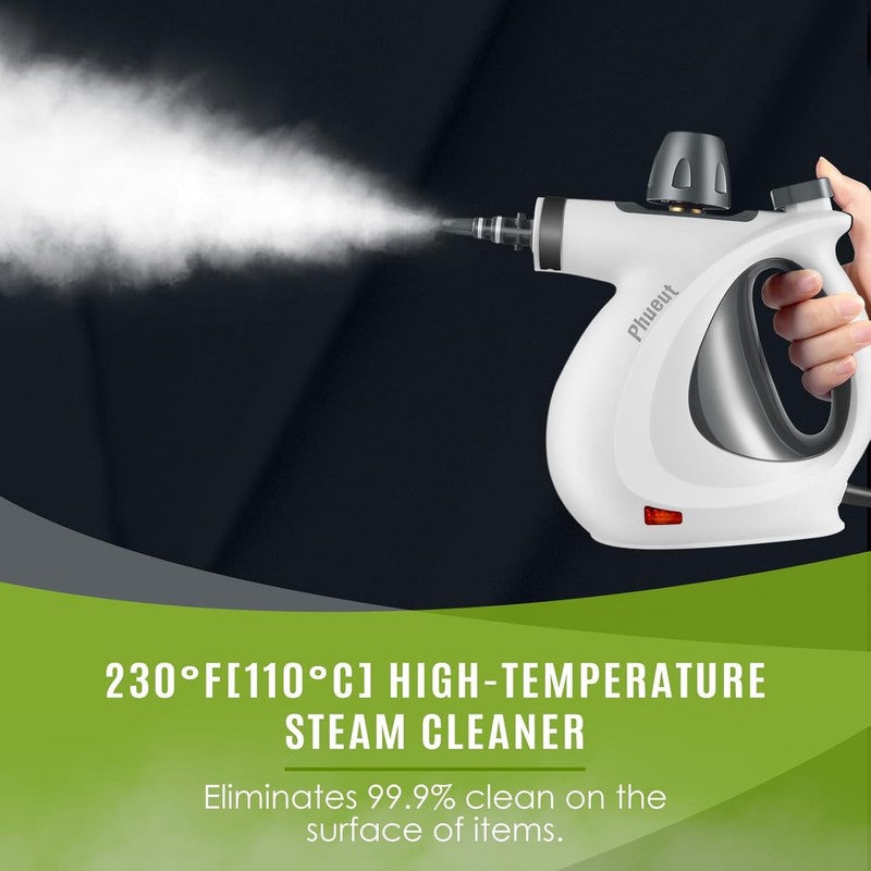Handheld Multi-Surface Steam Cleaner with 12 Accessories for Home & Car1
