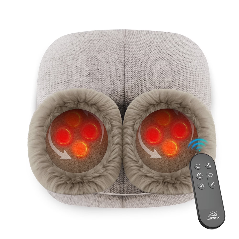 3 in 1 Shiatsu Foot Warmer Back Kneading Massager Pain Relief Gift10