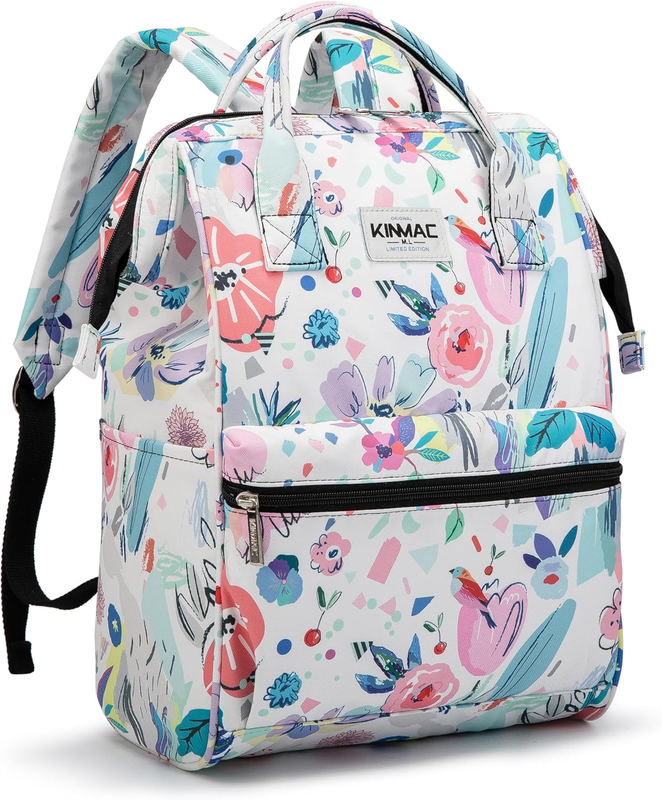 Large Capacity Laptop Backpack 15.6" Travel Floral Men Women7