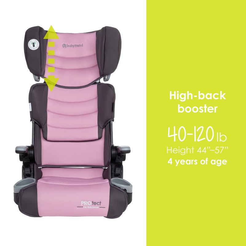 Protect 2-In-1 Folding Booster Seat, Dash Rose5