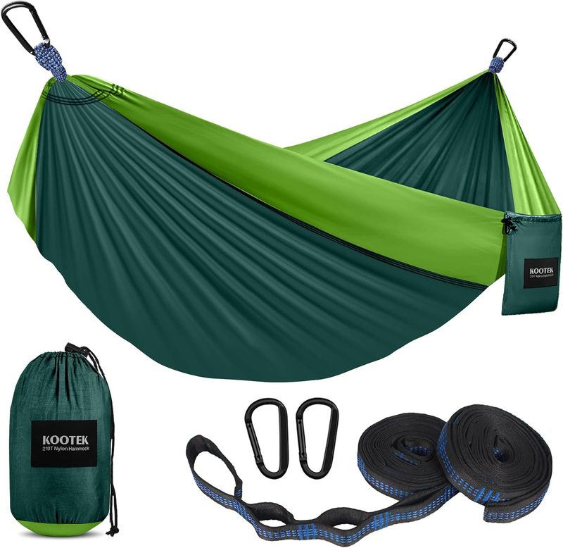 Portable Camping Hammock w/ Tree Straps & Carry Bag Outdoor Travel Hiking10