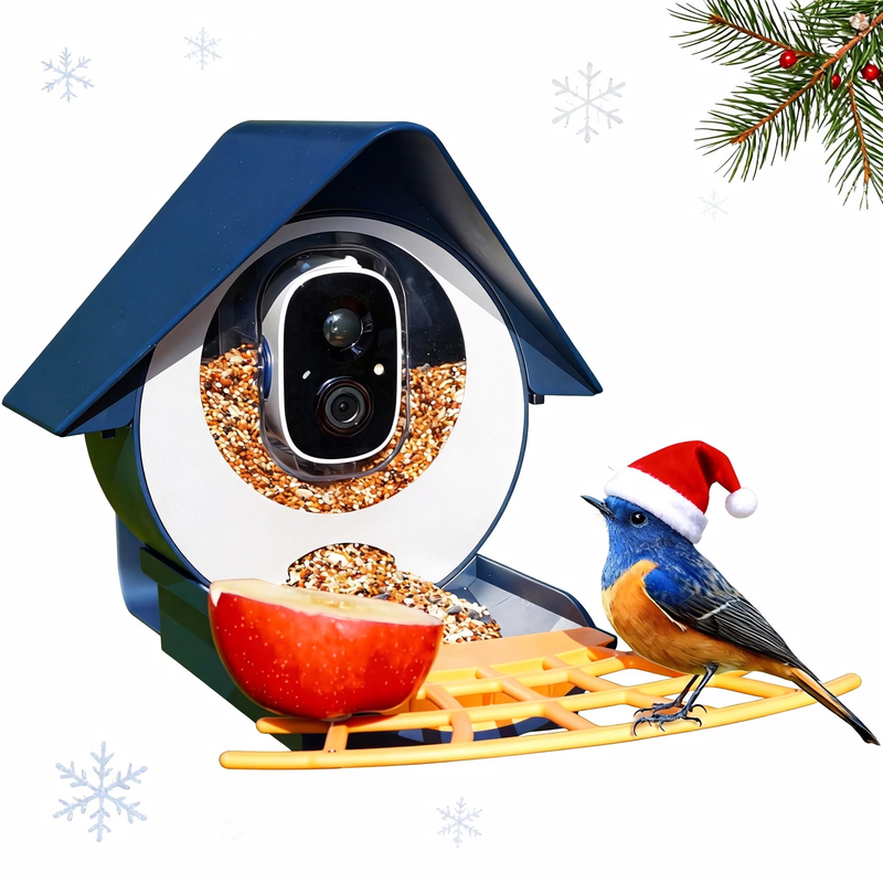 Smart Bird Feeder w 1080P HD Camera AI ID 10,000+ Species Auto Capture9