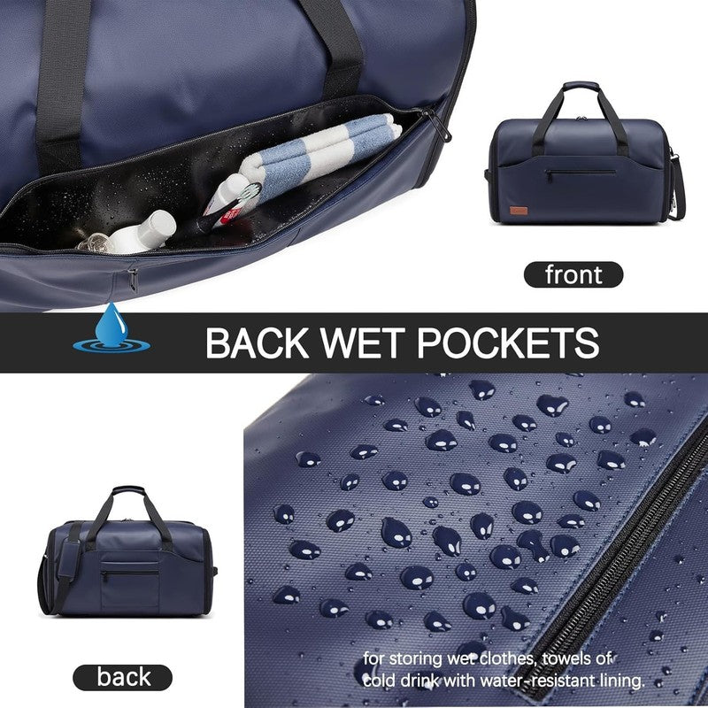 45L Garment Duffle Bag 3in1 Hanging Suit Travel Carry On Shoulder Strap3